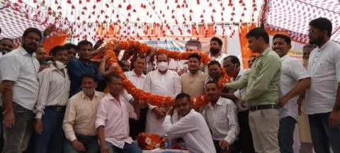 खैरना के आपुण बाजार में लगा शिविर, कैबिनेट मंत्री आर्य ने दी 65 विकास योजनाओं की सौगात