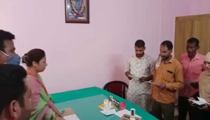 ब्लॉक में एक बार फिर आयोजित हुआ क्षेत्र पंचायत सदस्य शपथ ग्रहण कार्यक्रम
