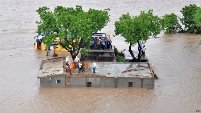 मुसीबत: उत्तर प्रदेश के 10 जिलों में 54 गांव बाढ़ से प्रभावित