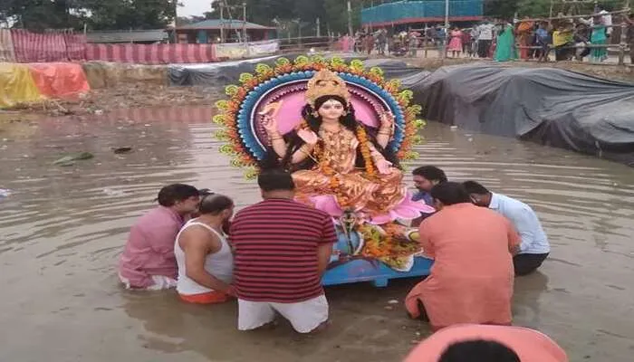 लखनऊ: मूर्ति विसर्जन के लिए नगर निगम की तैयारियां पूरी