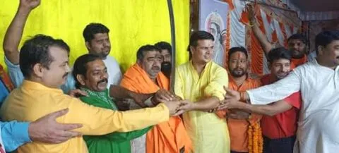 हल्द्वानी: रैली निकालकर शिवसेना राज्य प्रमुख गौरव का हुआ स्वागत