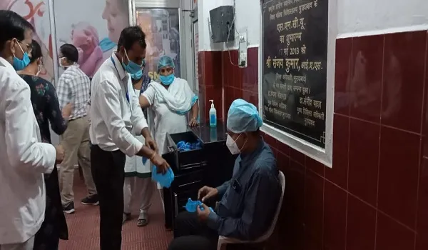 मुरादाबाद : कायाकल्प की टीम ने जिला महिला अस्पताल में ली सुविधाओं की जानकारी