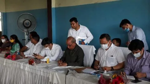 कैबिनेट मंत्री भगत ने लगाया जनता दरबार, सुनी समस्या