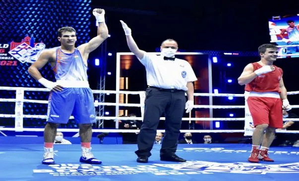 विश्व मुक्केबाजी चैंपियनशिप: आकाश सांगवान ने पहला मुकाबला जीता