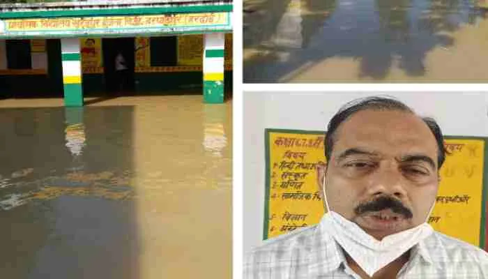 हरदोई: बाढ़ के चलते दो दर्जन से अधिक स्कूलों को किया गया बंद