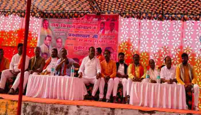हरदोई: किसान ग्राम चौपाल में प्रदेश उपाध्यक्ष गिनाई भाजपा की उपलब्धियां