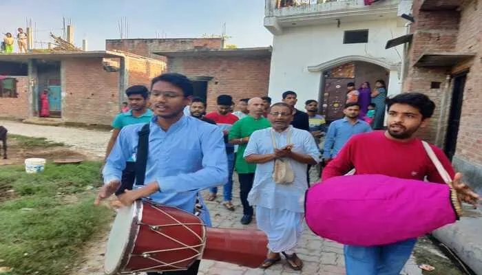 इस्कॉन लखनऊ व हिंदू जन सेवा समिति के सहयोग से हो रहा विश्व हरि नाम संकीर्तन