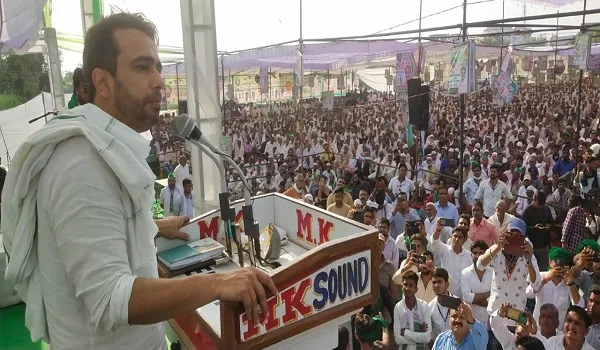 अमरोहा : जयंत चौधरी ने कहा, उद्योगपतियों के हाथों में सरकार का रिमोट कंट्रोल