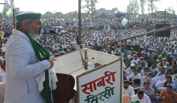 अमरोहा : राकेश टिकैत ने कहा, जब तक तीनों कृषि कानून वापस नहीं, तब तक आंदोलन जारी रहेगा