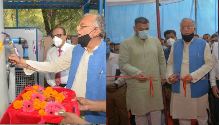 लखनऊ: संजय गांधी स्नातकोत्तर आयुर्विज्ञान संस्थान को PSA ऑक्सीजन प्लांट किया गया भेंट