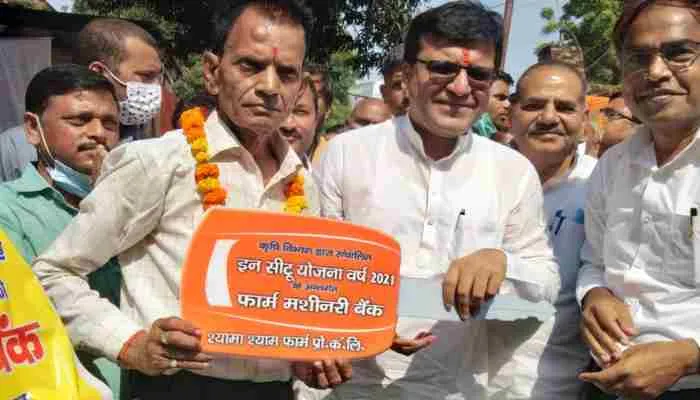 किसानों के हित में निरंतर फैसले कर रही है सरकार: नितिन अग्रवाल