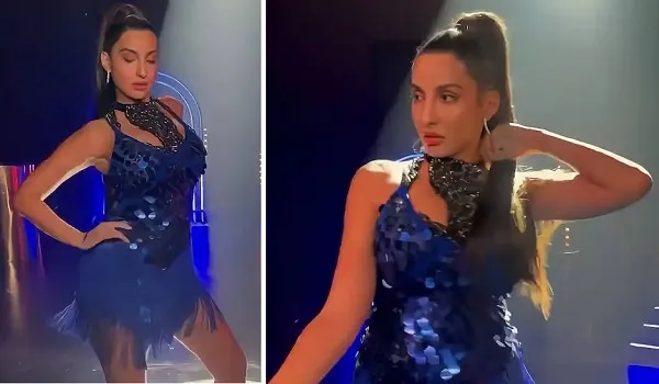 रॉयल ब्लू ड्रेस में नोरा फतेही ने दिखाया बोल्ड अंदाज, तस्वीरें देख फैंस हुए दीवाने