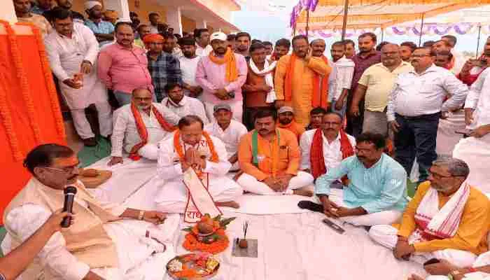 मिर्जापुर: विवाह उत्सव भवन का राज्यसभा सांसद ने किया उद्घाटन