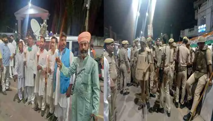 लखीमपुर हिंसा मामले में कांग्रेसियों ने निकाला कैंडल मार्च, जानें फिर क्या हुआ