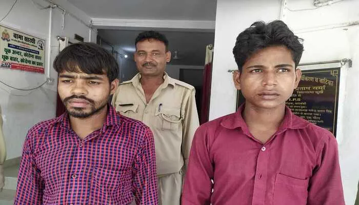 बाराबंकी: बाइक चोरों को ग्रामीणों ने रंगे हाथ पकड़ा, जमकर की पिटाई