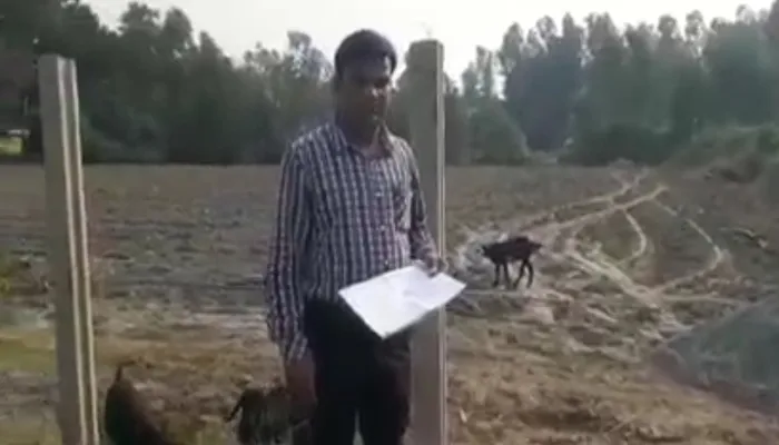 हरदोई: ब्लॉक प्रमुख पति पर सत्ता की हनक पर जमीन कब्जाने का आरोप
