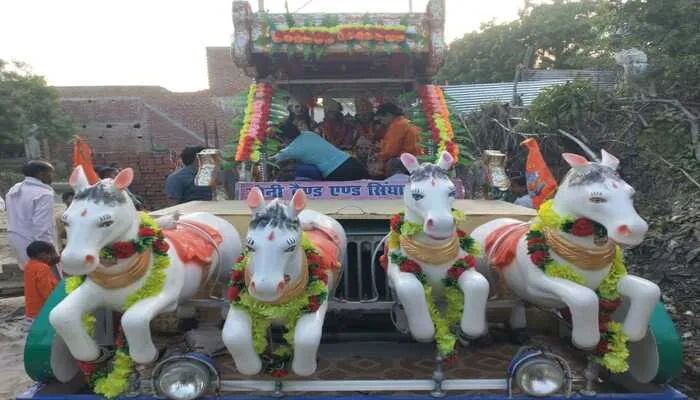 हरदोई: पाली नगर में निकली भव्य श्री राम बारात