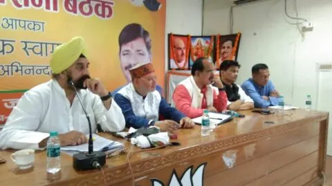 भाजपा के राष्ट्रीय प्रवक्ता आरपी सिंह पहुंचे हल्द्वानी, कार्यकर्ताओं को 2022 में जीत के दिए मंत्र
