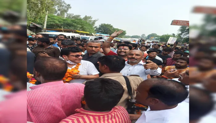 हरदोई: विधानसभा उपाध्यक्ष का जगह-जगह हो रहा भव्य स्वागत