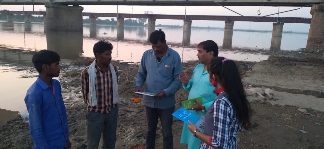 बरेली: रामगंगा को साफ करने के लिए केंद्रीय विद्यालय की अदिति लोगों को कर रही जागरुक