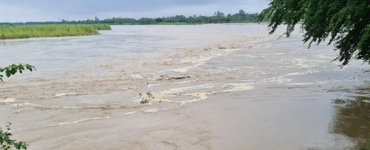 पीलीभीत: शारदा में दोबारा पानी छोड़ने की अफवाह से मची अफरा तफरी, ग्रामीण गांव से निकलकर ऊंचे इलाकों में भागे