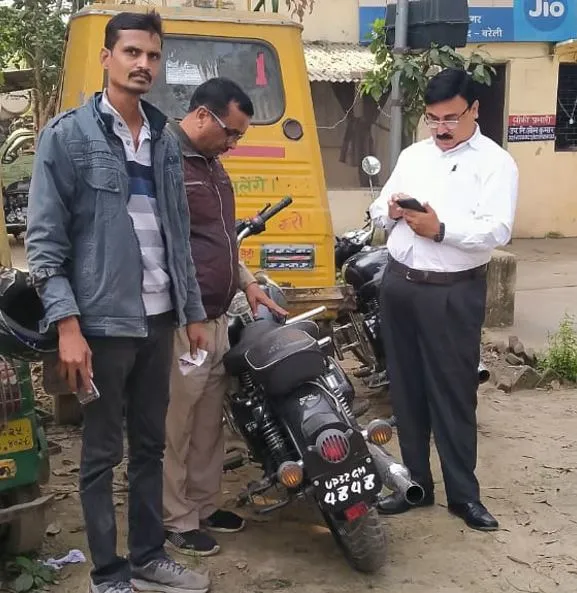 बरेली: माडीफाइ साइलेंसर वाले 14 वाहनों के चालान किए