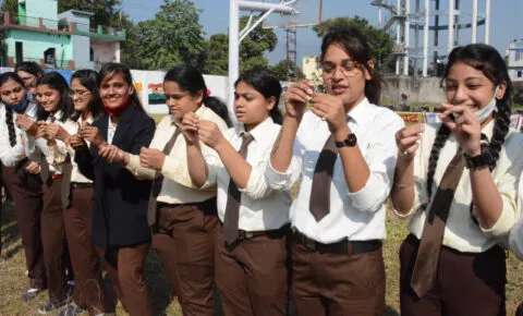 हल्द्वानी: खेलों में दिखाया छात्राओं ने दमखम, व्यंजन प्रतियोगिता में बनाए पहाड़ी पकवान