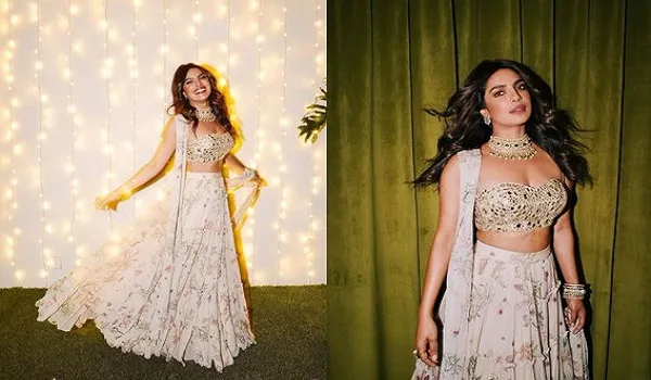 दिवाली पर प्रियंका चोपड़ा-निक जोनस ने दिखाया इंडियन लुक, देखें तस्वीरें