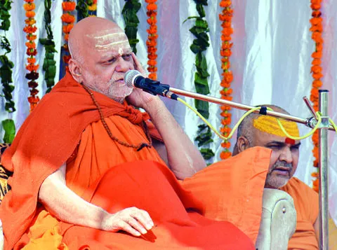 हल्द्वानी: धर्म के लिए हर दिन एक घंटा निकालें और एक रुपया जमा करें : शंकराचार्य