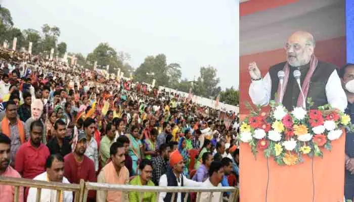 योगी की अगुवाई में चल रही विकास की आंधी को और तेज करना होगा: अमित शाह