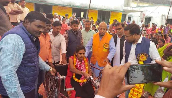 सरकार की कल्याणकारी योजनाओं से दिव्यांगों का हो रहा विकास: पवन केडिया