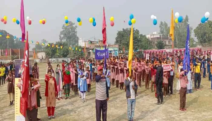 दो दिवसीय वार्षिक जनपदीय क्रीड़ा प्रतियोगिता में जिले से निकले बाल खिलाड़ी