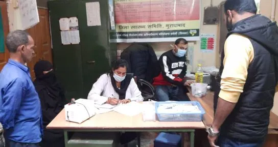 मुरादाबाद: मुख्यमंत्री आरोग्य मेले में कई मरीजों की हुई डेंगू की जांच, कोविड वैक्सीनेशन के साथ बने गोल्डेन कार्ड भी