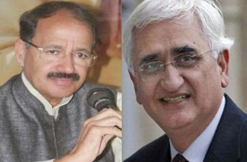 लखीमपुर-खीरी: हिंदू जागरण मंच ने फूंका सलमान खुर्शीद और राशिद अल्वी का पुतला