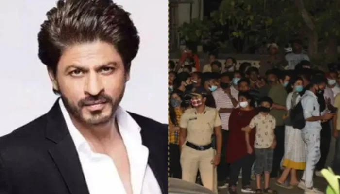 SRK Birthday: किंग खान का बर्थडे मनाने के लिए देर रात मन्नत के बाहर लगी फैंस की भीड़
