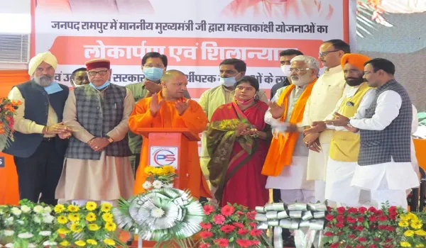 रामपुर : सीएम योगी आद‍ित्‍यनाथ बोले, देश की विरासत को नहीं होने दिया जाएगा बर्बाद