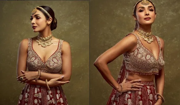 मलाइका अरोड़ा ने एथनिक ज्वैलरी में दिए बोल्ड पोज, बढ़ाया फैंस का पारा