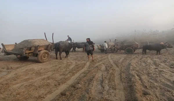 रामपुर : प्रतिबंध सिर्फ कागजों में, खौद चौकी से 3 किमी दूर खुलेआम हो रहा अवैध खनन