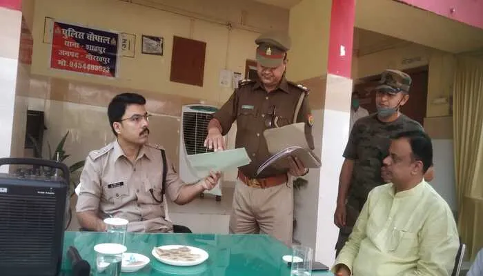 गोरखपुर: SSP ने शाहपुर थाने पर लगाई चौपाल, नहीं पहुंचा कोई फरियादी