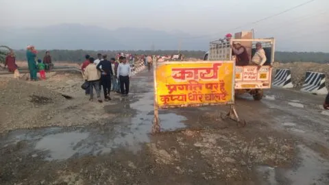 हल्द्वानी: कल से गौला पुल पर शुरू होगा यातायात, केवल हल्के वाहनों को मिलेगी इंट्री