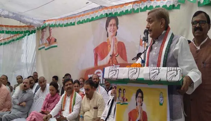 रायबरेली: लालगंज पहुंची कांग्रेस की प्रतिज्ञा यात्रा, कांग्रेसी नेता ने किया बीजेपी पर वार