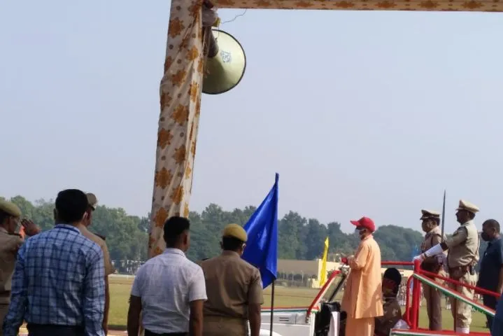 मुरादाबाद: मुख्यमंत्री ने ली परेड की सलामी, 72 डिप्टी एसपी यूपी पुलिस में शामिल