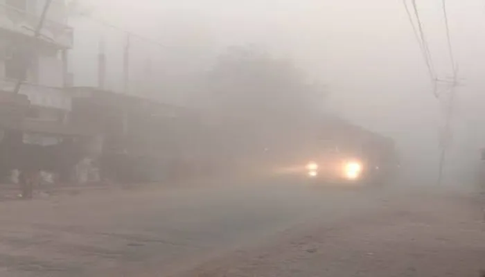 रायबरेली: मौसम ने बदली करवट, धुंध ने बढ़ाई ठंड