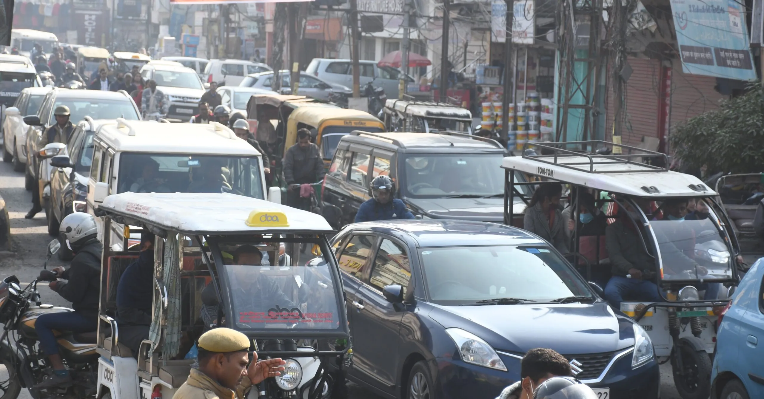 बरेली: शहर में काम, सड़क पर जाम