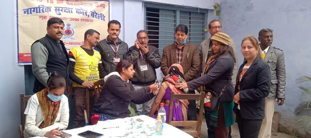 बरेली: नि:शुल्क कोविड वैक्सीनेशन कैंप का आयोजन