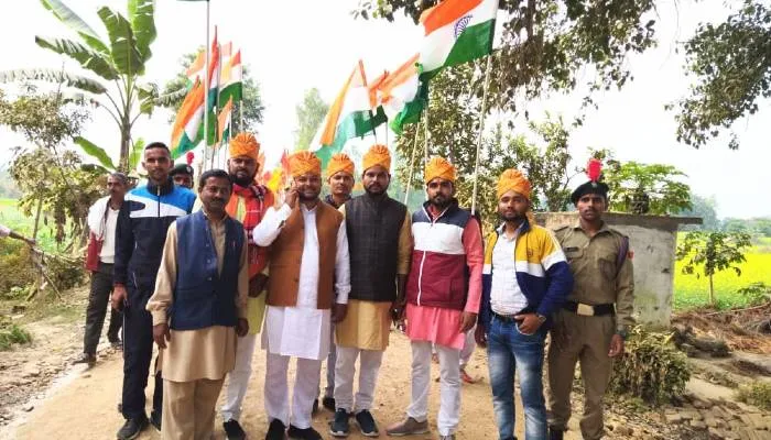 रायबरेलीः तिरंगा यात्रा निकालकर मनाया गया आजादी का अमृत महोत्सव