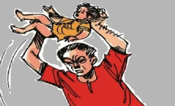 पत्नी से झगड़े के बाद पिता ने तीन माह के बच्चे का पैर पकड़कर दिवार दे मारा, मौत