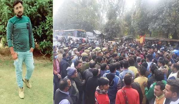 मुरादाबाद: पति-पत्नी के झगड़े में पुलिस ने युवक को लिया हिरासत में, मृतक के पिता बोले- बेटे को पीट-पीटकर मार डाला, लोगों ने किया हाइवे जाम