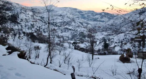 हल्द्वानी: उच्च हिमालयी क्षेत्रों में बर्फबारी के बाद मैदान में भी बढ़ी ठंड