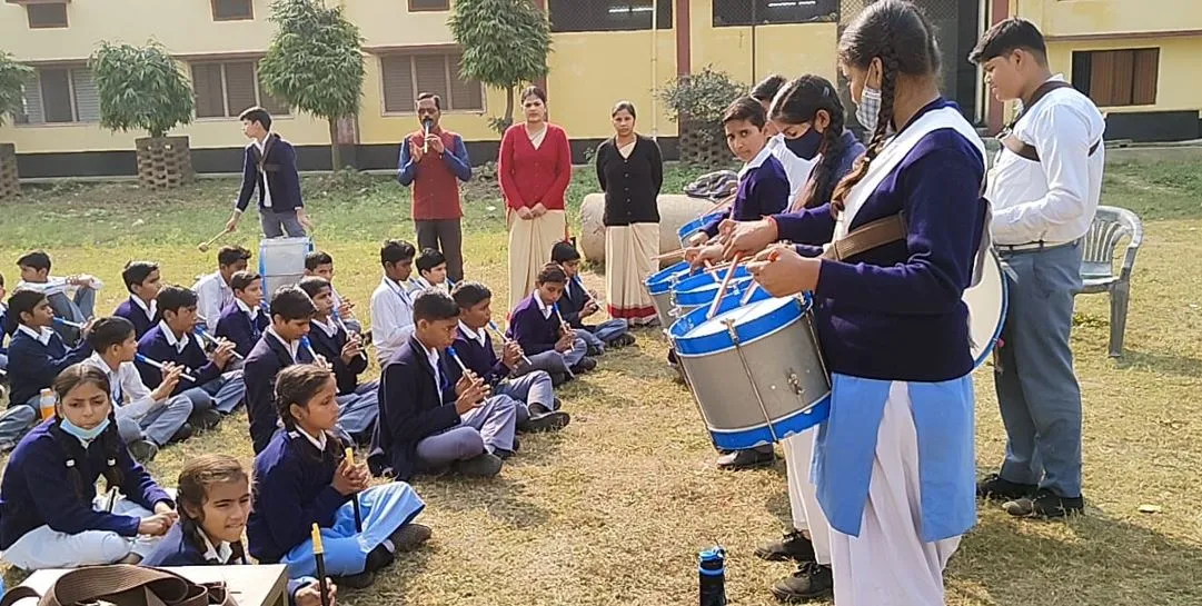 पीलीभीत: घोष प्रशिक्षण शिविर का शुभारंभ, विद्यार्थियों ने दिखाया दमखम